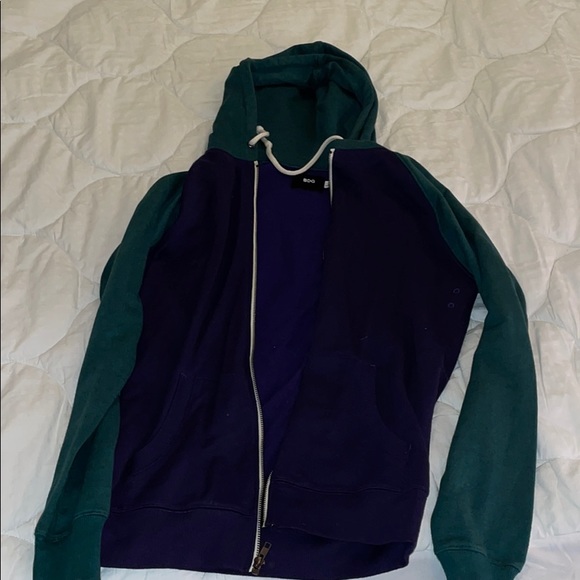 BDG Urban Outfitters purple and green zip up. - Picture 1 of 4
